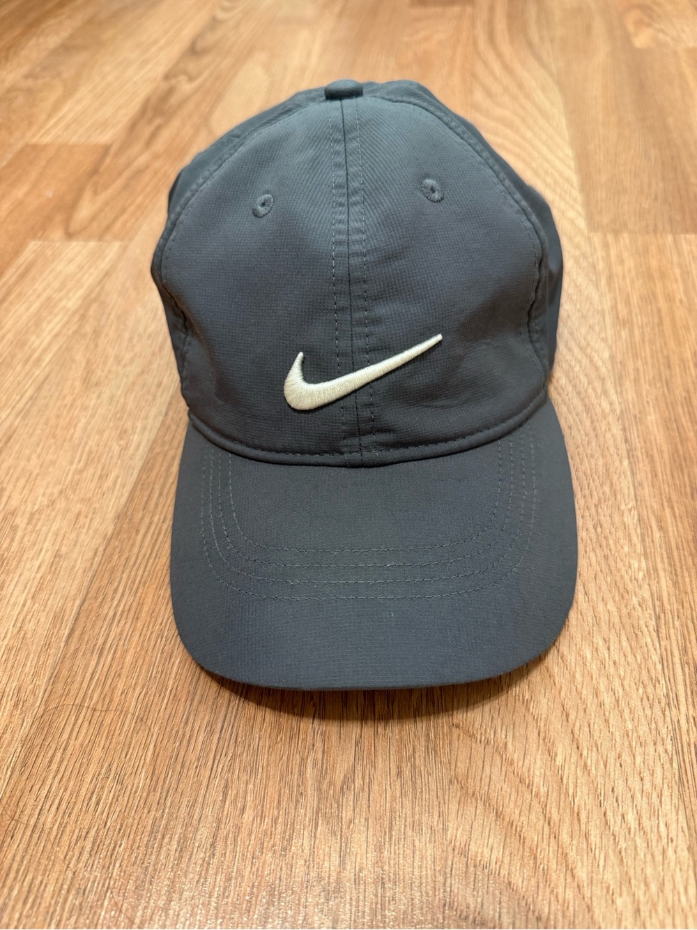 Nike Dark Gray Baseball Cap with White Swoosh